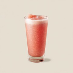 Refreshing Watermelon Drink in Glass Studio Shot Close Up Summer Beverage Healthy Lifestyle Hydration