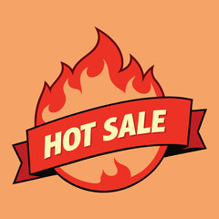 Abstract 50 Percent Off Sale Tag Design Element