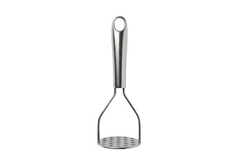 Stainless Steel Potato Masher Kitchen Tool for Smooth Mashed Potatoes isolated on transparent background