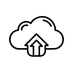 cloud on transparent background for web and graphic design