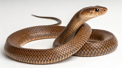 De Kay&rsquo;s Brown Snake on studio background