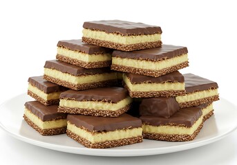 Ultra HD realistic  pastry with golden flaky crust and glossy sugary filling, studio lighting, high resolution, isolated on white background.