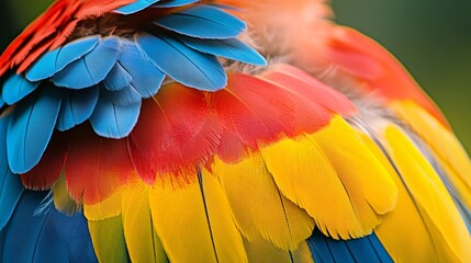 Fototapeta premium blue and yellow macaw