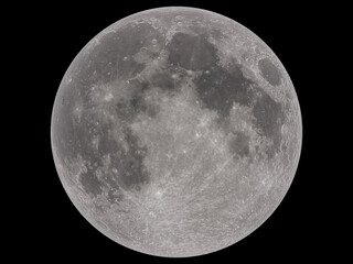 満月のフォトリアル3Dイラストレーション