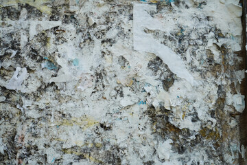 Peeling, wrinkled, grunge, cracked background texture.