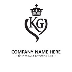 King logo company design vector illustration