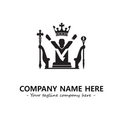 King logo company design vector illustration