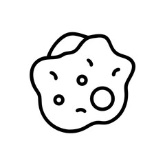 White blood cell on transparent background for web and graphic design