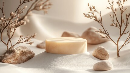 Natural skincare display