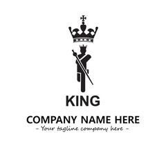 King logo company design vector illustration