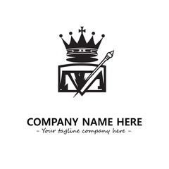 King logo company design vector illustration