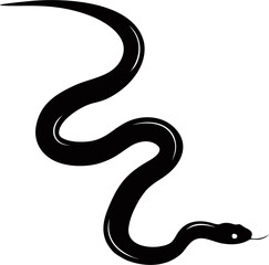 snake vector illustration on transparent background