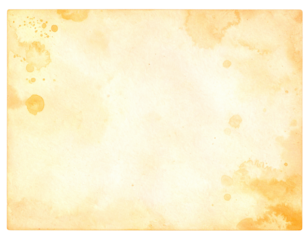 Aged paper sheet featuring light brown stains and subtle textured marks.