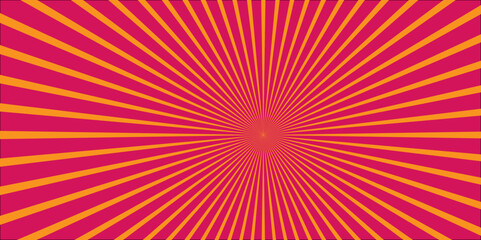 Rays background in retro style. Minimal sunrise radiate striped wave geometric circus light Colorful sun rays sunburst pattern background.