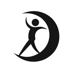 vector illustration of a man symbol