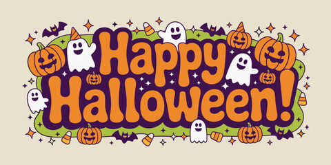 Obraz premium halloween spooky poster, halloween background poster, vintage halloween poster, halloween party poster, thanksgiving poster, halloween poster, background poster, thanksgiving card, cute halloween clip