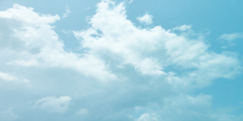 Sunny sky blue light watercolor background. Aquarelle painting brush effect card paper textured canvas cloudy smoke space for text, entertaining card, template. aquamarine color graphics illustration