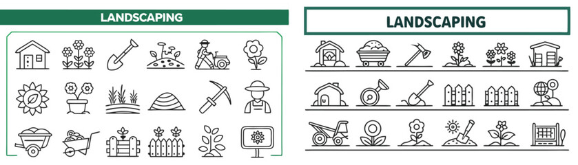 vector set of business cards with business people