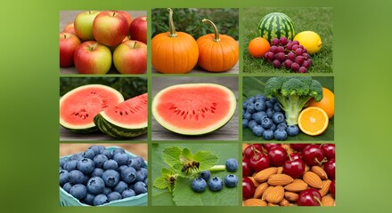 Fresh Fruits and Vegetables Assortment