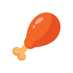 Creative Chicken Leg Piece Vector Design for Culinary and Menu Projects