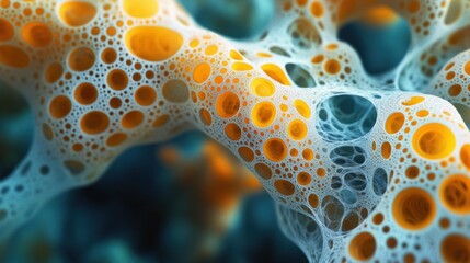 Microscopic View of Cellular Structure