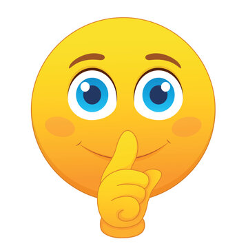 silent smiley Silent Emoji