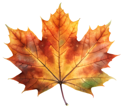 autumn maple leaf generative ai