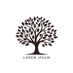 Circular Oak Tree Logo