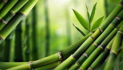 Obraz premium green bamboo nature backgrounds