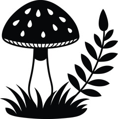 vector illustration of mushroom