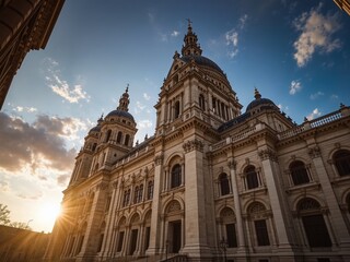 Fototapeta premium Saint Louis Cathedral Basilica, Architectural Splendor