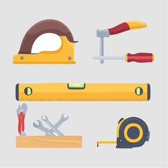 Collection of Essential Hand Tools for DIY and Home Improvement Projects