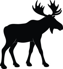 deer silhouette vector