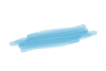 Aquamarine watercolor Brush Stroke multi-layered, Sky Blue Watercolor strip