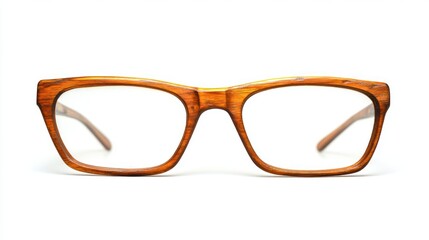 Unique wooden frame eyeglasses offering a classic style vision correction