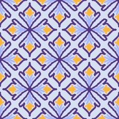 Colorful vintage floral fabric pattern for printing on fabrics, pillows, blankets, scarves.