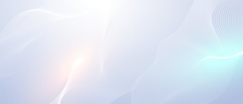 Minimal abstract background with smooth flowing lines