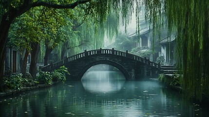 bridge over the river