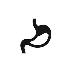 stomach icon. stomach Symbol sign for mobile concept and web design. Vector icon, Logo illustration, Vector graphics