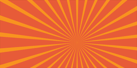 Obraz premium Rays background in retro style. Minimal sunrise radiate striped wave geometric circus light Colorful sun rays sunburst pattern background.