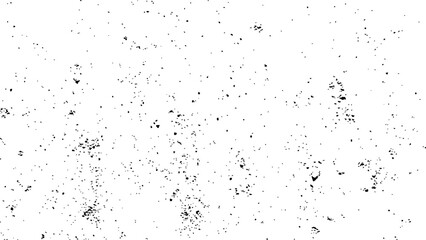 Black spots of paint and dust on a white background. Abstract grunge black and white distressed texture background. A seamless paper texture background featuring black dots and subtle texturized brush