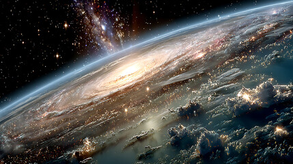 High-Resolution 8K Extraterrestrial Landscape – Futuristic Alien World with Surreal Terrain and Sci-Fi Atmosphere