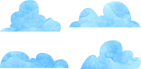 blue sky with clouds