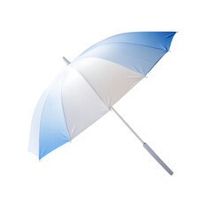 Elegant Compact Beach Umbrella with a Refined Minim Isolated on Transparent Background