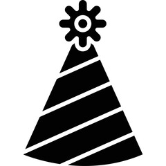 Party Hat Icon Vector Element