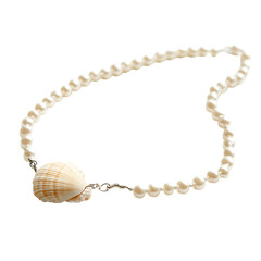 Elegant Anklet with a Continuous String of S Isolated on Transparent Background