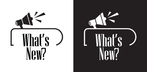 what's new text information sign	