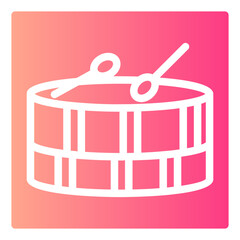 drum gradient icon