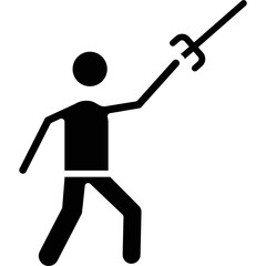 Fencing Icon Vector Element