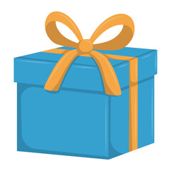 Birthday Gift Box Blue